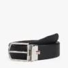 Ceinture en cuir réversible à boucle ronde Ceinture en cuir réversible à boucle ronde
