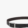 Ceinture en cuir réversible à boucle ronde Ceinture en cuir réversible à boucle ronde