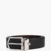 Ceinture en cuir réversible à boucle ronde Ceinture en cuir réversible à boucle ronde