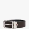 Ceinture en cuir réversible à boucle ronde Ceinture en cuir réversible à boucle ronde
