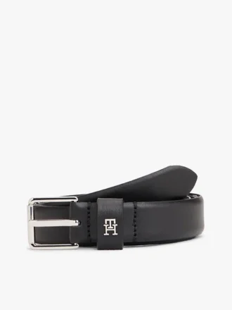 Ceinture en cuir slim à boucle carrée
