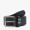 Ceinture en cuir texturé à boucle carrée Ceinture en cuir texturé à boucle carrée