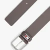Ceinture en cuir Tommy Jeans avec insigne émaillé Ceinture en cuir Tommy Jeans avec insigne émaillé