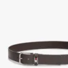 Ceinture en cuir Tommy Jeans avec insigne émaillé Ceinture en cuir Tommy Jeans avec insigne émaillé
