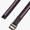 Ceinture en sangle tissée à boucle à rouleau Ceinture en sangle tissée à boucle à rouleau