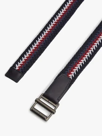 Ceinture en sangle tissée à boucle à rouleau Ceinture en sangle tissée à boucle à rouleau