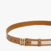 Ceinture en toile à bordure contrastée et boucle logo Ceinture en toile à bordure contrastée et boucle logo