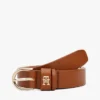 Ceinture fine en cuir monogrammée Ceinture fine en cuir monogrammée