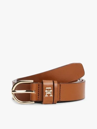 Ceinture fine en cuir monogrammée Ceinture fine en cuir monogrammée