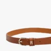 Ceinture fine en cuir monogrammée Ceinture fine en cuir monogrammée