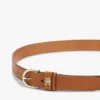 Ceinture fine en cuir monogrammée Ceinture fine en cuir monogrammée