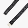 Ceinture jacquard à boucle monogramme Ceinture jacquard à boucle monogramme