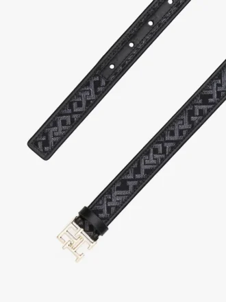 Ceinture jacquard à boucle monogramme Ceinture jacquard à boucle monogramme