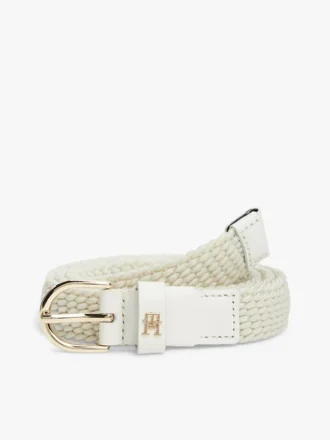 Ceinture élastique tissée à boucle arrondie