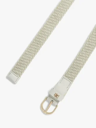 Ceinture élastique tissée à boucle arrondie
