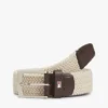 Ceinture élastique tissée à boucle carrée Ceinture élastique tissée à boucle carrée