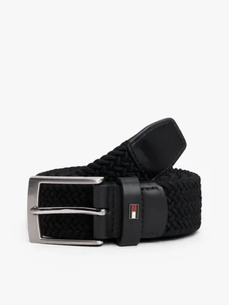 Ceinture élastique tissée à boucle carrée