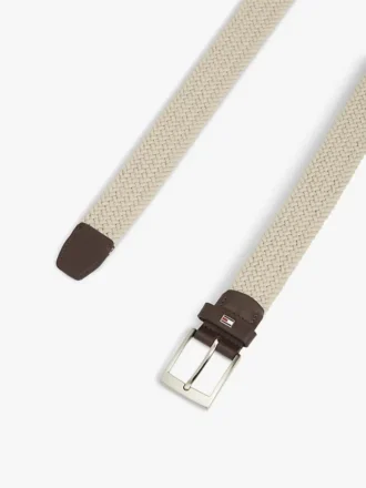 Ceinture élastique tissée à boucle carrée
