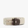 Ceinture élastique tissée à boucle carrée Ceinture élastique tissée à boucle carrée
