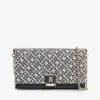 Chaîne jacquard à fermoir Monogram, sac à bandoulière Chaîne jacquard à fermoir Monogram, sac à bandoulière