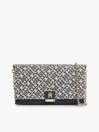 Chaîne jacquard à fermoir Monogram, sac à bandoulière