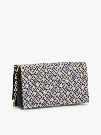 Chaîne jacquard à fermoir Monogram, sac à bandoulière