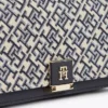 Chaîne jacquard à fermoir Monogram, sac à bandoulière Chaîne jacquard à fermoir Monogram, sac à bandoulière