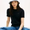 Chapeau bob brossé avec logo Hilfiger Chapeau bob brossé avec logo Hilfiger