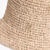 Chapeau bob en raphia crocheté Chapeau bob en raphia crocheté