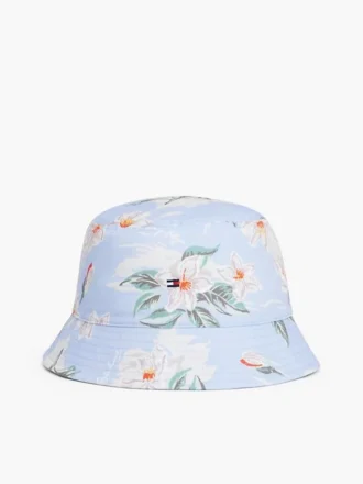 Chapeau bob à imprimé floral
