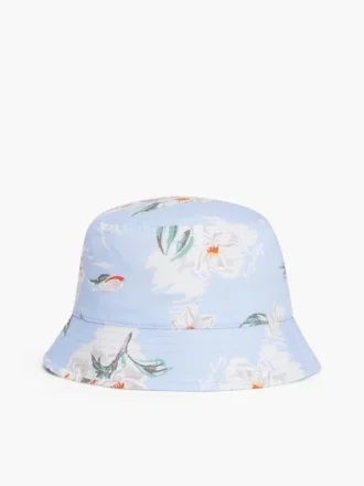 Chapeau bob à imprimé floral
