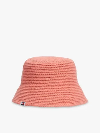Chapeau de pêcheur au crochet Tommy Jeans