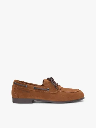 Chaussures bateau en daim souples