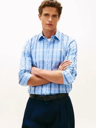 Chemise All-Day à carreaux Windowpane, coupe classique