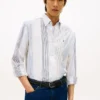 Chemise All-Day à rayures mélangées, coupe classique