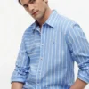 Chemise All-Day à rayures mélangées, coupe classique Chemise All-Day à rayures mélangées, coupe classique