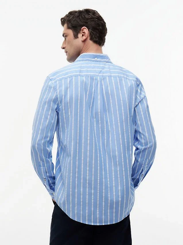 Chemise All-Day à rayures mélangées, coupe classique Chemise All-Day à rayures mélangées, coupe classique