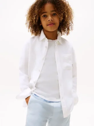 Chemise ample en lin mélangé pour enfant