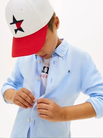 Chemise ample en lin mélangé pour enfant