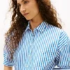 Chemise ample en popeline à rayures Chemise ample en popeline à rayures