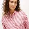 Chemise ample en popeline à rayures Chemise ample en popeline à rayures