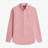 Chemise à carreaux en sergé brossé, coupe classique