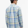 Chemise à carreaux Madras en lin mélangé, coupe classique
