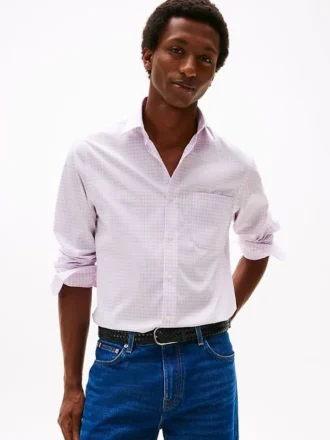 Chemise à carreaux THFlex coupe classique
