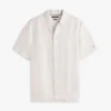 Chemise décontractée en lin mélangé New York Label