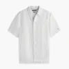 Chemise décontractée en lin mélangé New York Label