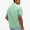 Chemise de camp en coton et lin, coupe classique Chemise de camp en coton et lin, coupe classique