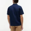 Chemise de camp en coton et lin, coupe classique Chemise de camp en coton et lin, coupe classique