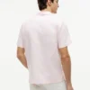 Chemise de camp en coton et lin, coupe classique Chemise de camp en coton et lin, coupe classique