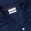 Chemise de camp en coton et lin, coupe classique Chemise de camp en coton et lin, coupe classique